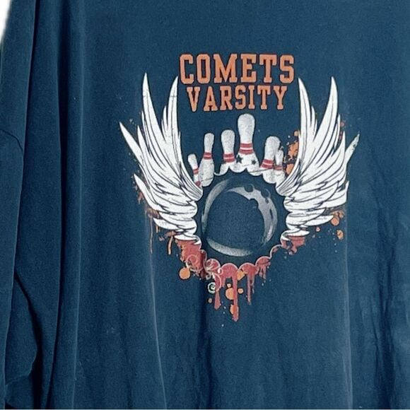 Comet varsity short sleeve graphic T-shirt, men’s 4x - Picture 2 of 7